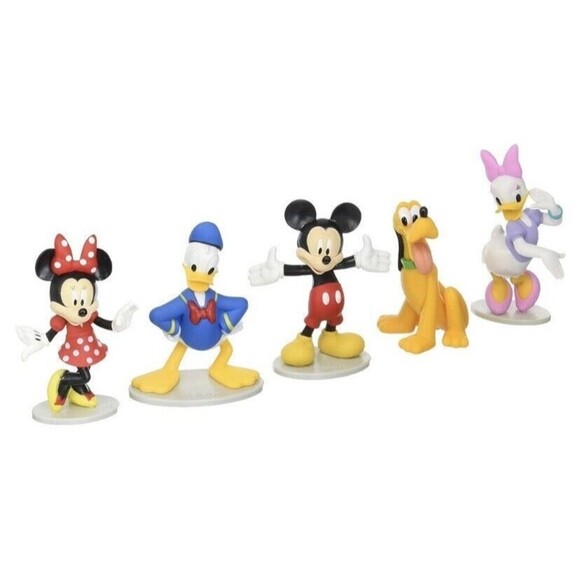 Disney Mickey Mouse Collectible Figure Set-5 Piece set for Ages 3+ - Picture 1 of 3